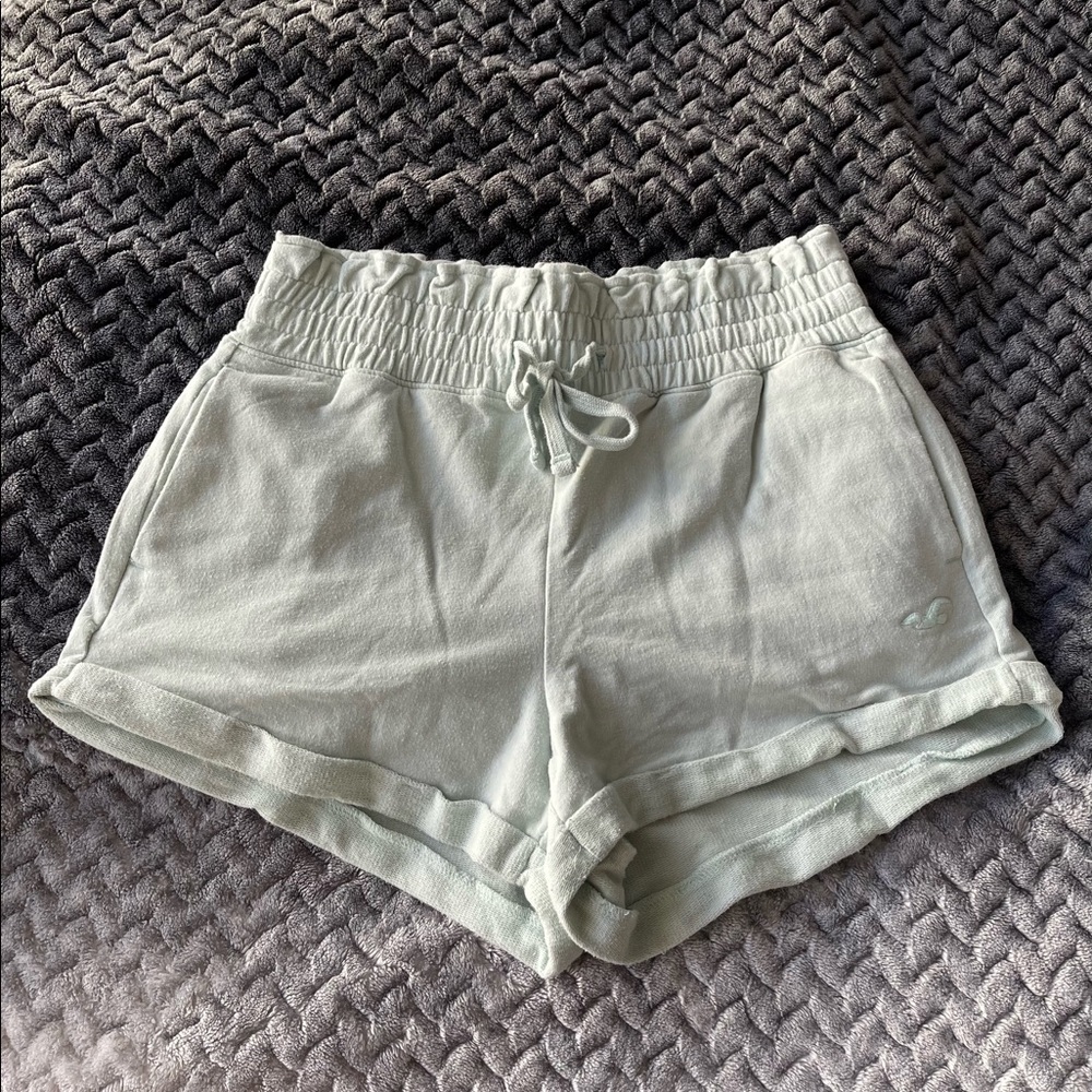 S Mint Green Hollister Soft Shorts